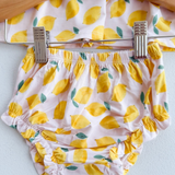 Sunny Lemons Ruffly Strap Top & Bloomers