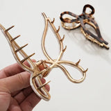 Sabrina Bow Metal Claw Clip