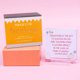 Phrases for Teachers Card Set