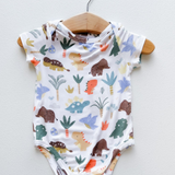 Dinosaur White Body Suit