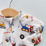 Construction 2 Way Zip Footie