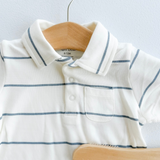 Vintage Stripe Polo with Shorts