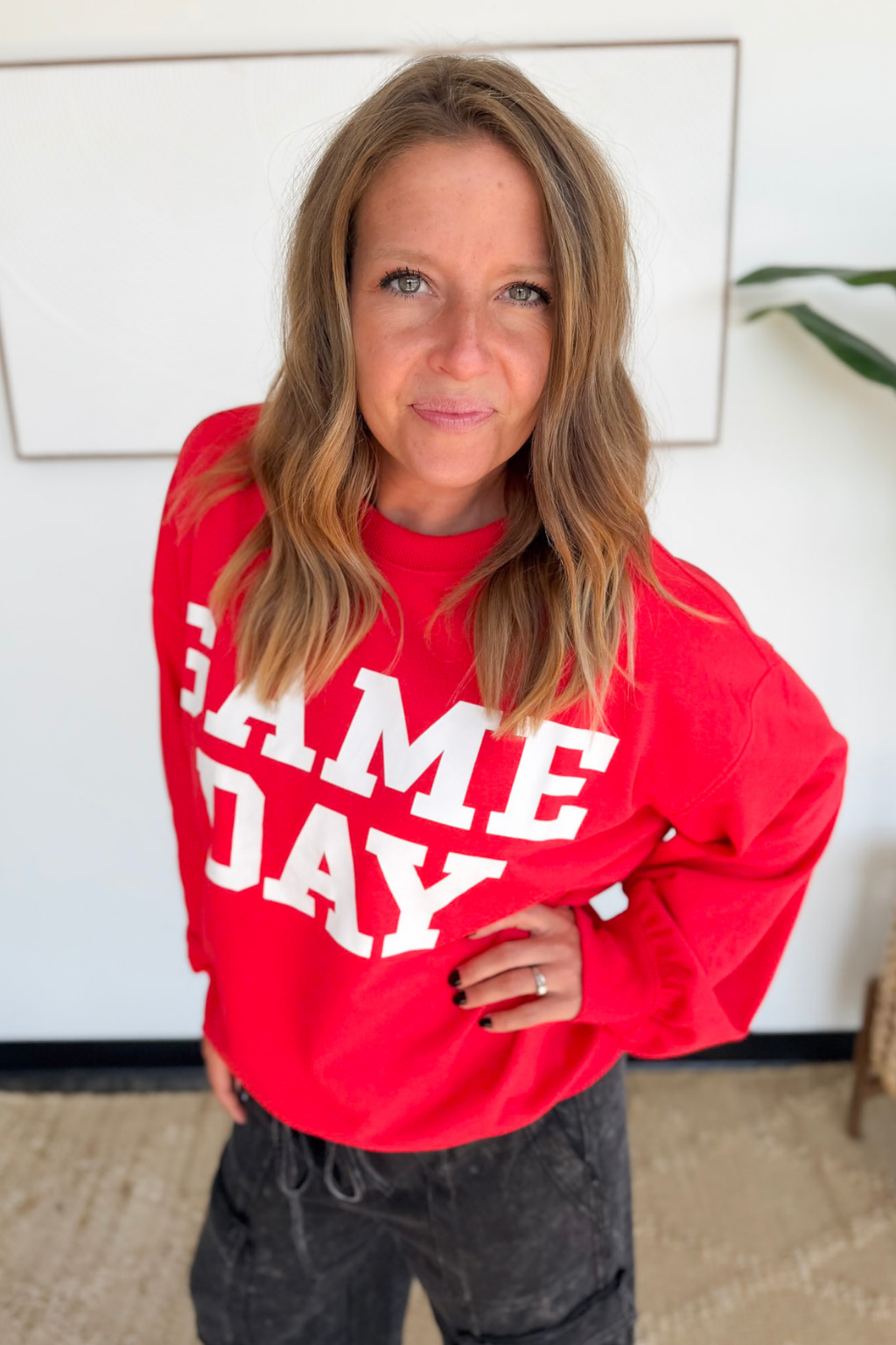 Game Day Red Crewneck
