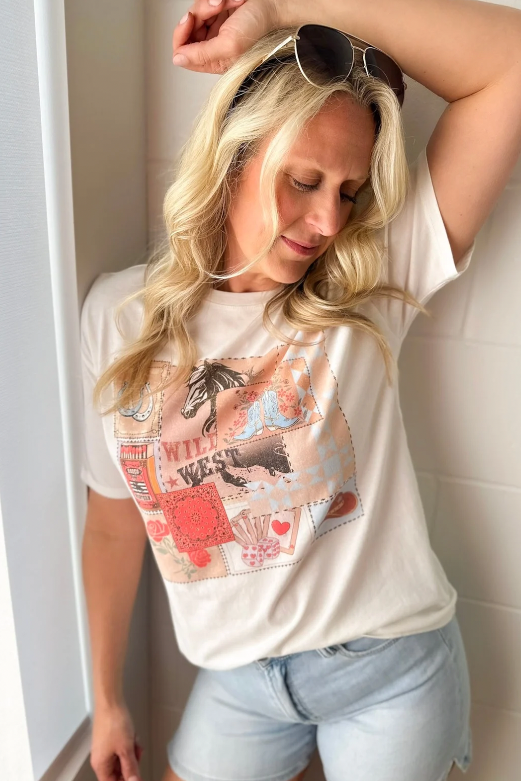 Ivory House Stamp Cowboy Graphic Tee