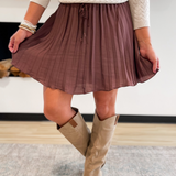 Aspyn Pleated Mini Skirt