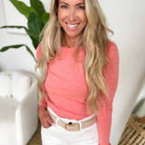 Coral Long Sleeve Top