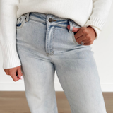 Nicole Wide Leg High Rise Jeans