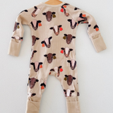 Cattle Buddy Ribbed Cotton Romper