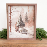 Christmas Tree Delivery Truck Sign