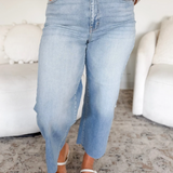 Rylee High Rise Wide Leg Cello Jeans