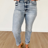 Kendall Mid Rise Boyfriend Judy Blue Jeans
