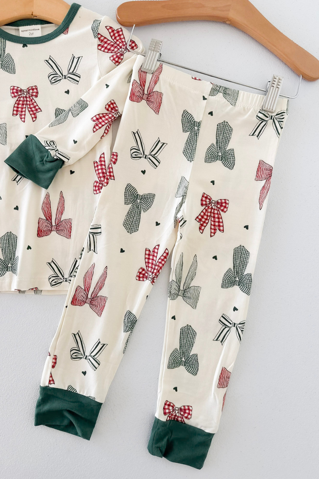 Christmas Bows 2 Piece Set