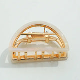 Rosalie Solid | Small Half Moon Metal Claw Clip