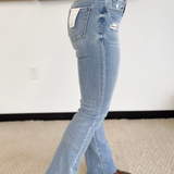 Zoey Mid Rise Bootcut Flying Monkey Jeans