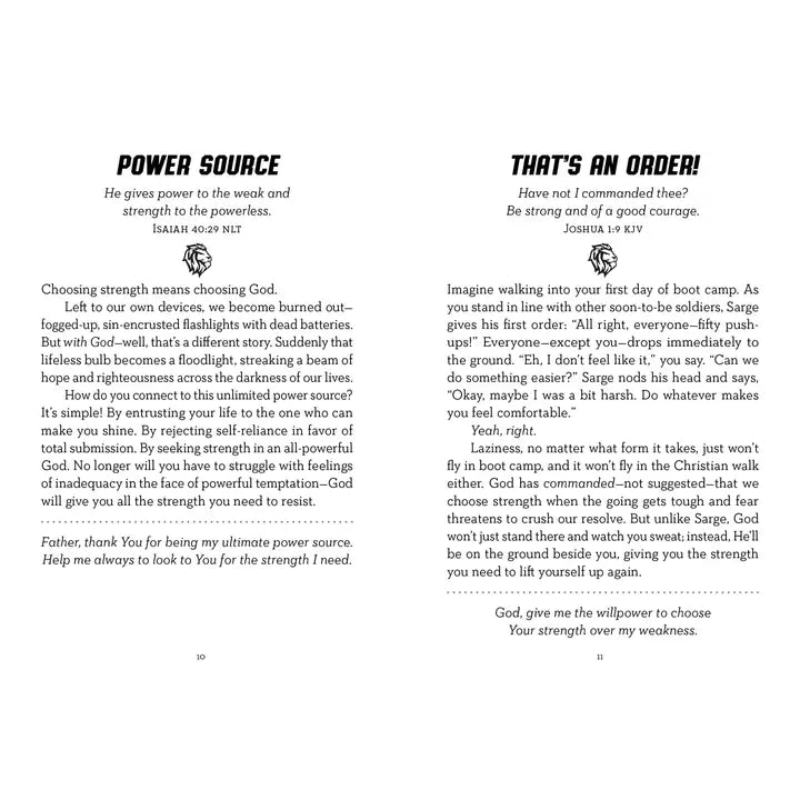Choose Strong | 3-Minute Devotions for Teen Guys