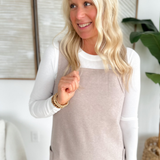 Brush Textured Square Neck Mini Dress