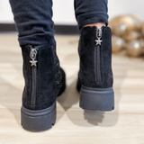 Girls Black Ankle Boots