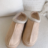 Julia Beige Platform Slipper