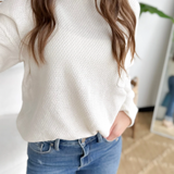 Mini Waffle Textured Cream Top