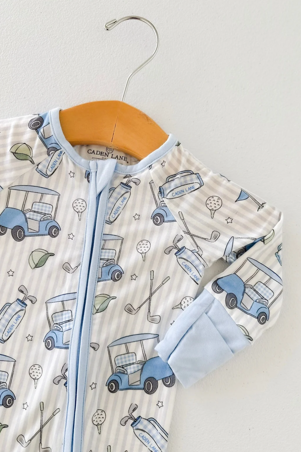 Caddie Crew Blue Romper