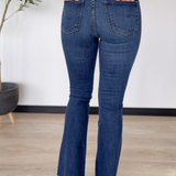 Claire High Rise Straight Leg Just Black Denim Jeans