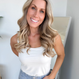 Double Lined Tank Top-Ivory