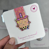 Milk Tea Boba Magnetic Bookmark