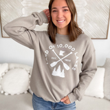 Land of 10K Lakes Heather Stone Crewneck