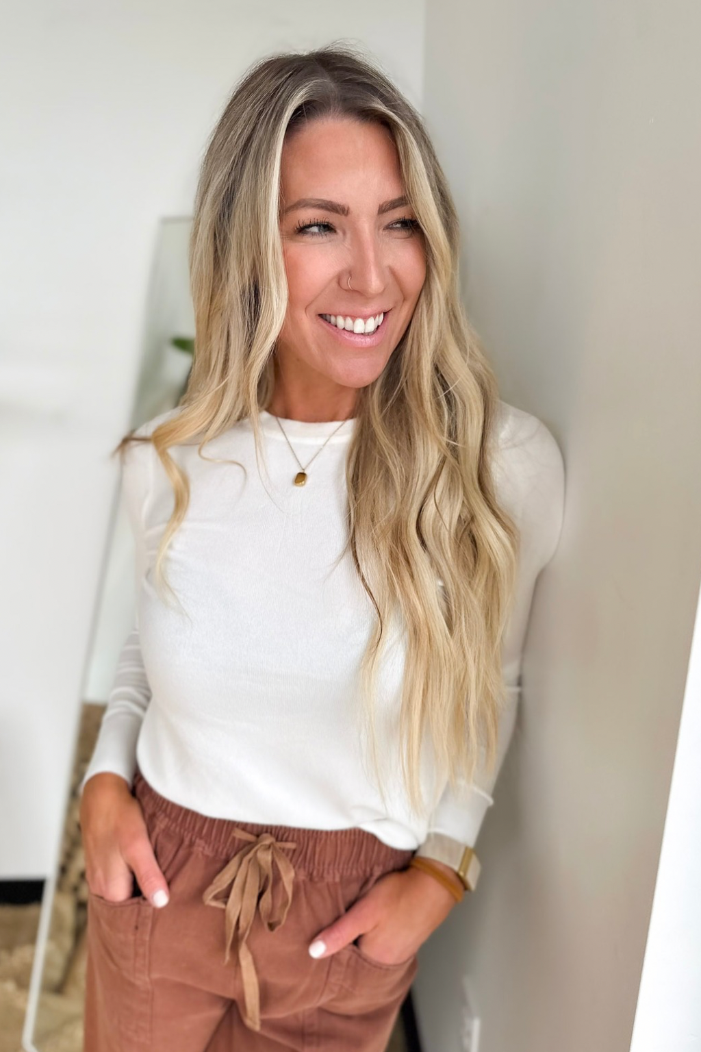 Ivory - Classic Knit Sweater