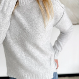 Seam Detail Crewneck Knit Sweater (2 Colors)