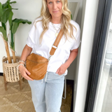 White Oversized Basic Tee