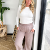 Mocha Wide Leg Everyday Sweatpants