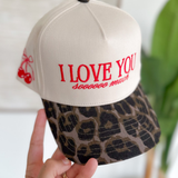 I Love You Sooooo Much Leopard Hat