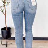 Andrea Slim Straight Vervet Jeans
