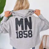 1858 MN Half Zip Hoodie