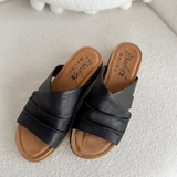 Slip on Black Sandals