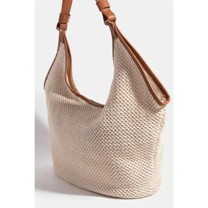 Large Knitted Shoulder Bag