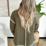 Green Floral Quilted Jacket