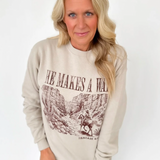 He Makes a Way Isaiah 43:19 Graphic Crewneck