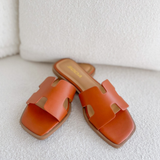 Natalie Tan Slip On Sandals