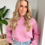 Drop Shoulder Relaxed Knit Sweater (3 Colors)