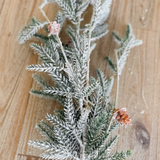 Pine w/ Snow Hanging Pick