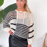 Kayla Open Knit Sweater