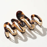 Willow | Large Squiggle Metal Claw Clip