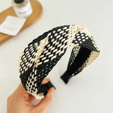 Woven Straw Twist Knot Headband