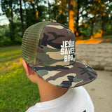 Jesus Saves Bro Hat - Camo