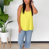 Miranda Yellow Tank Top