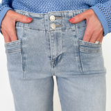 Audrey High Rise Wide Leg Mica Denim Jeans