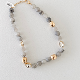 Jumbo Marble Beaded Necklace