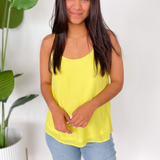 Miranda Yellow Tank Top